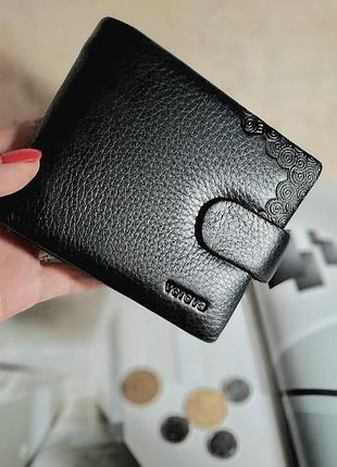 Кошелек-портмоне кожаный vereva с расширением для купюр
