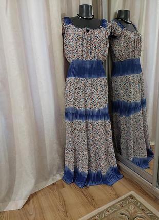 Ярусное платье 👗 большого размера