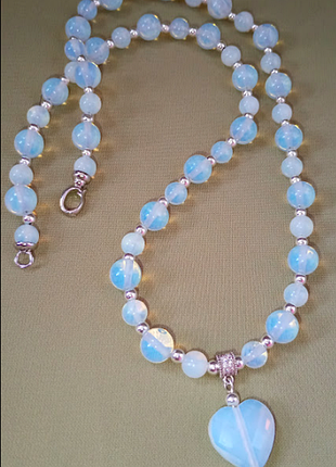 Кольє сережки опал чокер намисто натуральні камені ручна робота плаття блузка топ джинси куртка кросівки туфлі світшот черевики