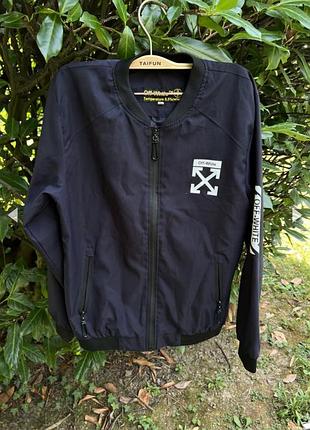 Off white курта зіпка вітровка розмір 46(м)