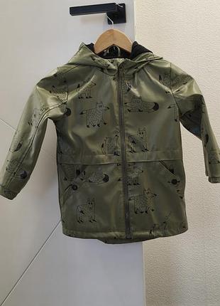 Куртка детская кожаная reserved 4-6 лет