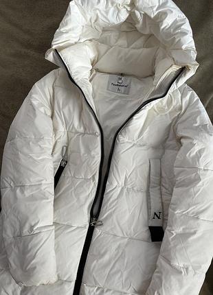 Теплый пуховик женский на зиму фирмы finebabycat