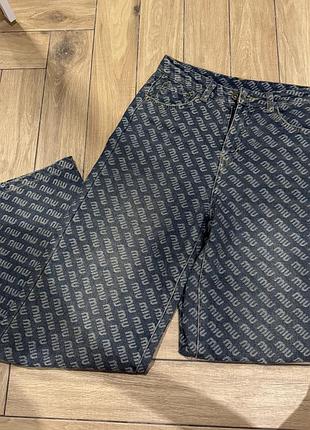 Джинсы miu miu