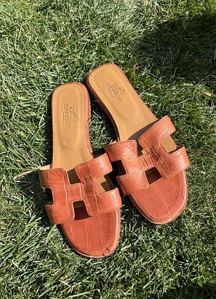Шльопки сланці шльопанці hermes