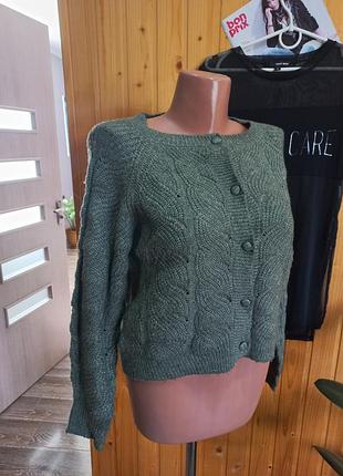 Вязаный свитер veromoda,кардиган короткий