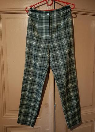 Брюки в клетку