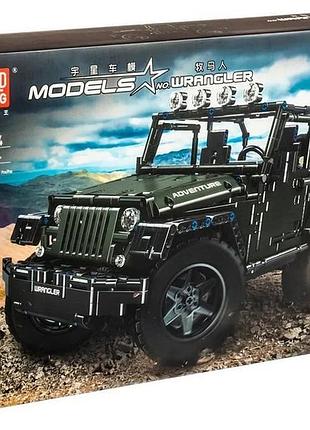 Конструктор джип на радіокеруванні | jeep wrangler 2096 деталей