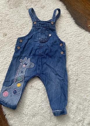 Джинси штани комбез для новонароджених
