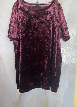 Футболка велюр