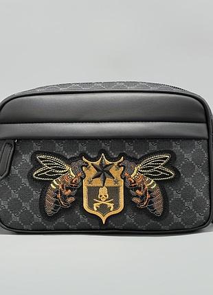 Чоловіча сумка через плече з принтом, ціна в описі