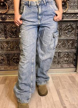 Жіночі джинси карго