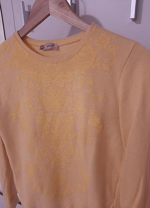 Кофта осінь-весна, жовта, 44 розмір, хороший стан