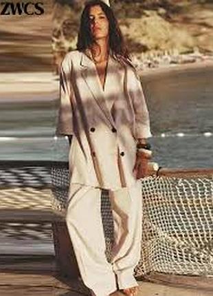 Костюм zara лен