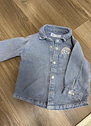 Дитяча джинсова сорочка zara
