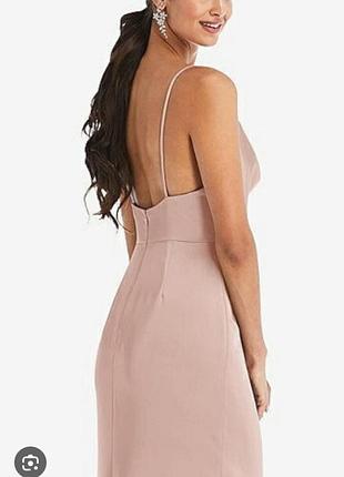 Вечірня сукня пудрового кольору missguided.