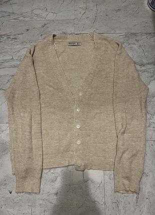 Кардиган жіночий короткий на ґудзиках stradivarius s