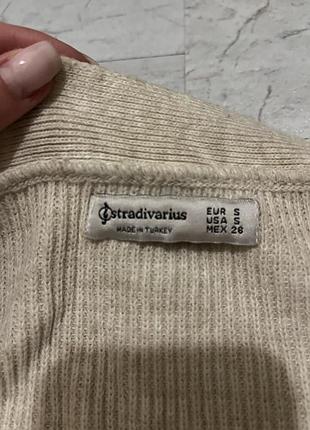 Кардиган жіночий короткий на ґудзиках stradivarius s 2