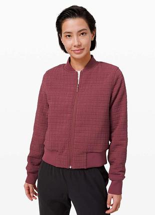 Куртка бомбер lululemon serene travels bomber