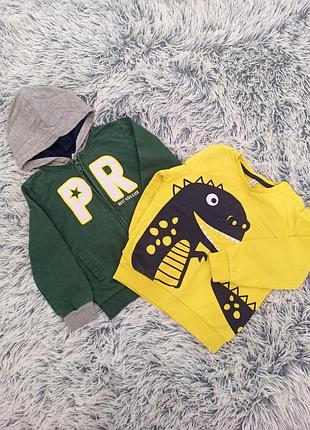 Кофты для мальчика idete 3 года с динозавром