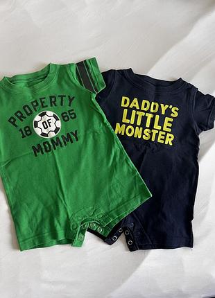 Набір 2 шт боді  ромпер carters 3-6 міс