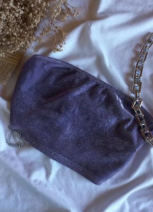 Топ с блестками