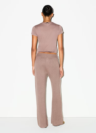 Кашемировые брюки брюки skims wide leg pant 4