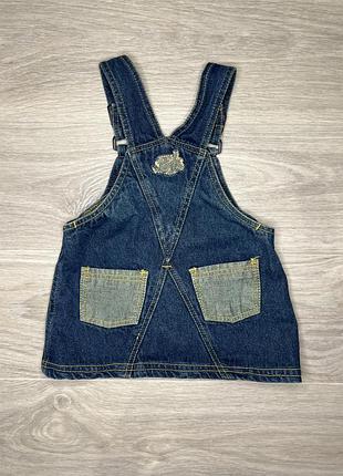 Джинсовий сарафан 86 розмір 3