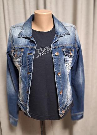 Джинсовая куртка zara 4