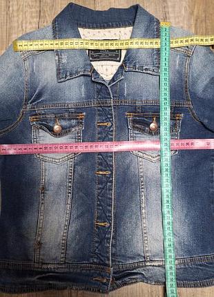 Джинсовая куртка zara 7