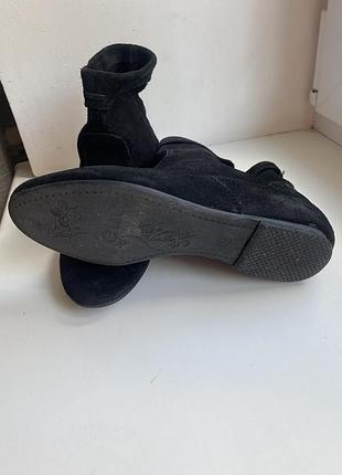 Полуботінки натуральна замша