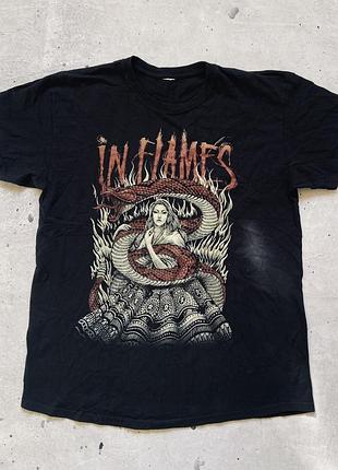Чоловіча футболка мерч  in flames