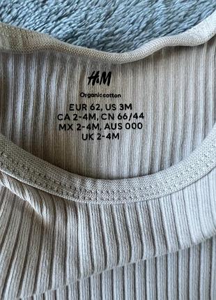 Боді майка від h&m, 62 розміру 3