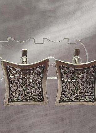 Серебряные серьги