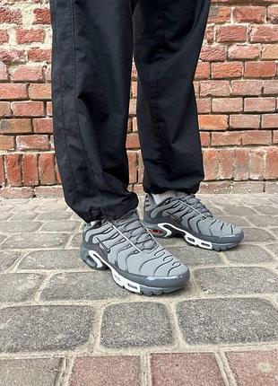 Женские кроссовки nike air max plus tn grey white 10