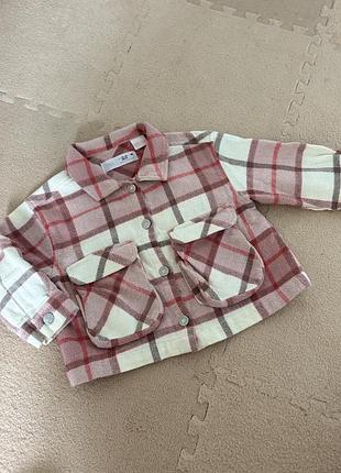 Байкова рубашка на дівчинку