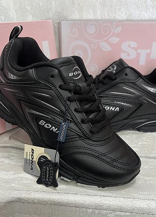 Шкіряні кросівки bona (фабрична якість)
