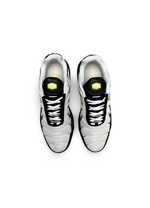 Женские кроссовки nike air max plus white black mint 6