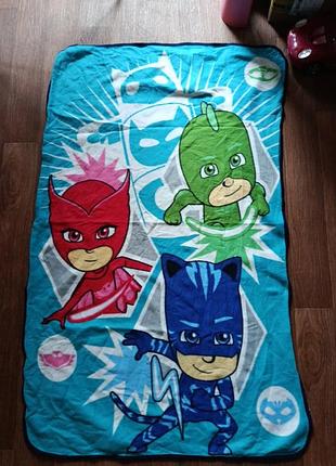 Детский плед флис герои в масках