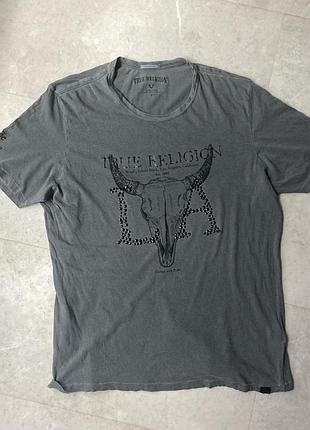 Футболка vintage true religion los angeles t-shirt xxl