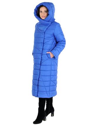 Жіноча зимова куртка пуховик ковдру рр 46-663 фото