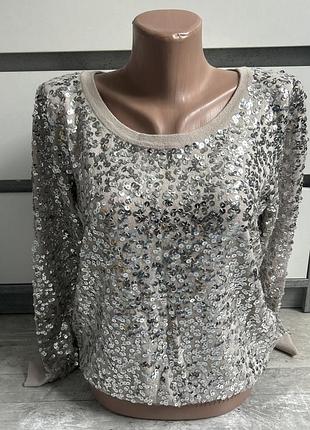 H&m кофта з глітером