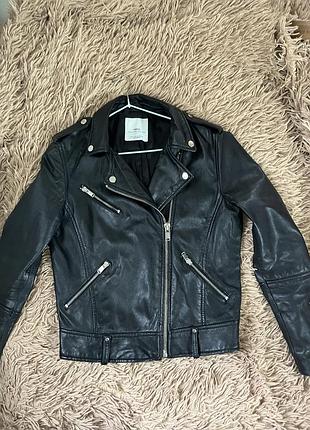Куртка косуха женская овечья кожа размер s