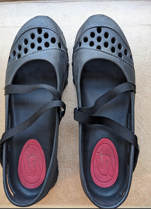 Босоножки аквашузы skechers 40 черные