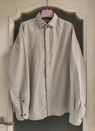 Чоловіча сіра сорочка massimo dutty