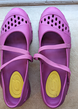 Босоножки аквашузы skechers 40 розовые