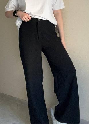 Чорні класичні широкі штани