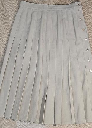 Юбка в складку в английском стиле