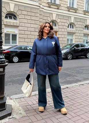 Куртка парка женская на меху с капюшоном