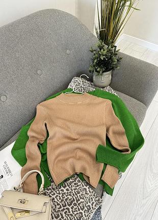 Бежевий гольф в рубчик primark