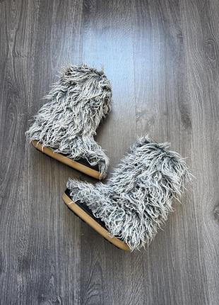 Єті черевики штучне хутро moon boot style